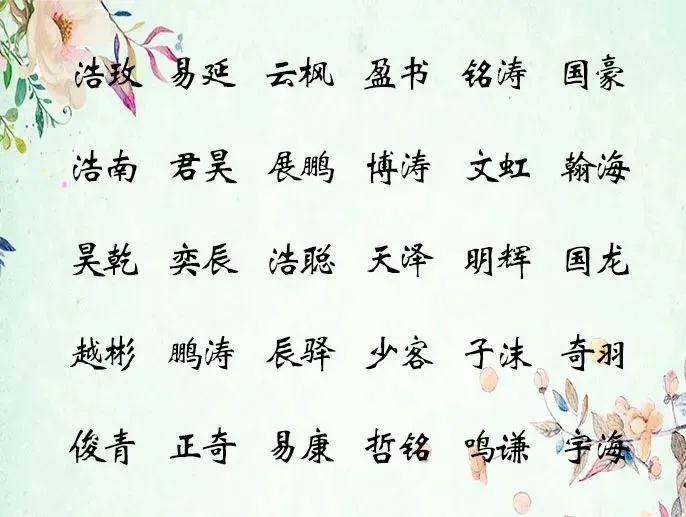 给宝宝起名字有什么含义